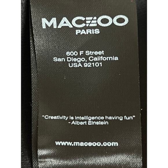 Maceoo Plaid Hooded Jacket Signature Sport Cardigan Sz S Long Sleeve Zip Closure - Picture 10 of 13